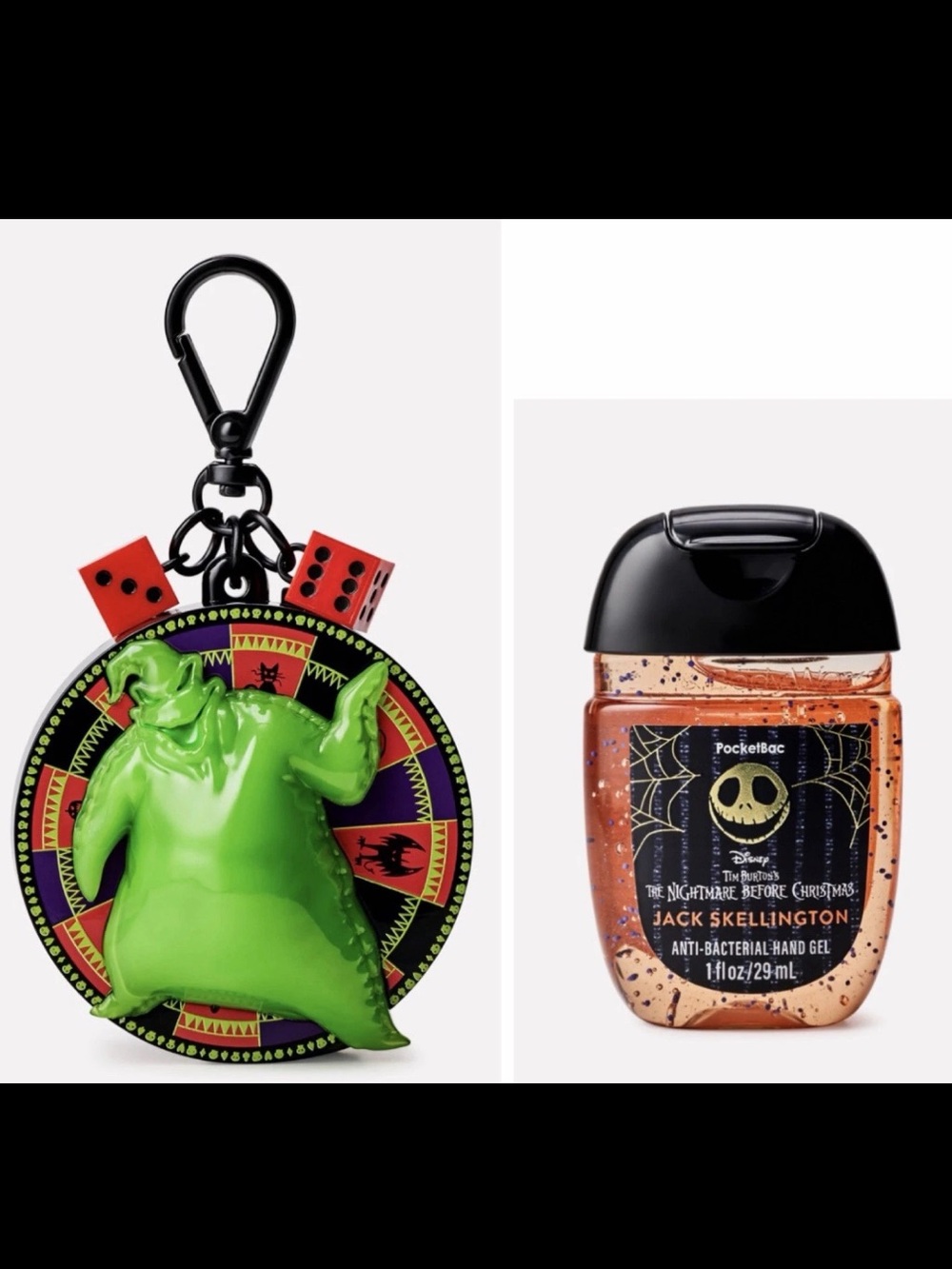 Bath & Body Works NBC Oogie Boogie PocketBac Holder + Sanitizer
